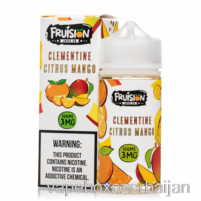 Vape Box Azerbaijan Clementine Citrus Mango - Fruision Juice Co - 100mL 3mg